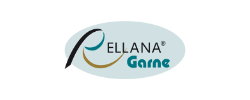 rellana-garne Logo von Rellana Garne mit stilisierten Buchstaben und Farben.