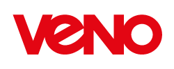 veno-logo Rotes Logo mit dem Schriftzug 'veNO' in einer modernen Schriftart auf weißem Hintergrund.