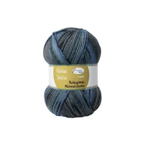 Garnknäuel der Marke Juliana in der Farbe Patagonia Männer Sache, 6-fach, geeignet für die Herstellung von Socken.