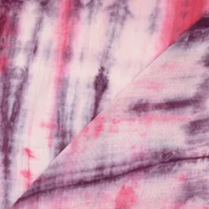 Musselin Batik Helles Pink