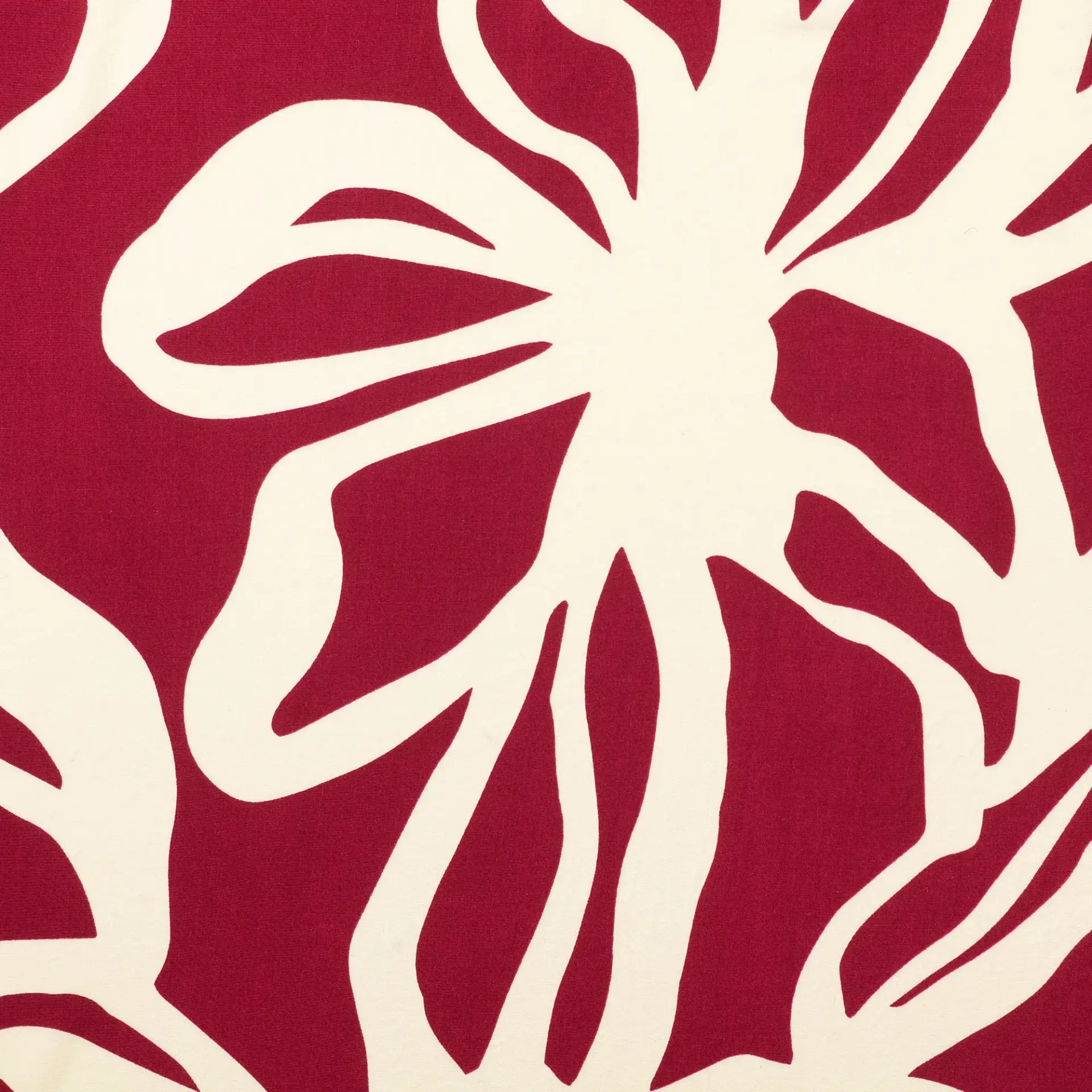 Viscose Poplin bedruckt Geometrische Weinrot – Bild 3