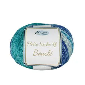 Flotte Socke 4f. Bouclé